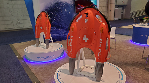 云洲智能水面救生机器人参加美国CES展