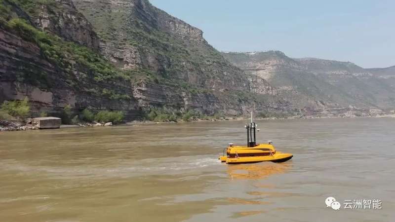 陕西黄河流域水下地形测量
